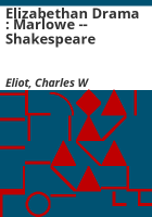 Elizabethan_drama___Marlowe_--_Shakespeare