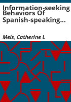 Information-seeking_behaviors_of_Spanish-speaking_populations
