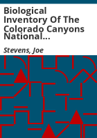 Biological_inventory_of_the_Colorado_Canyons_National_Conservation_Area
